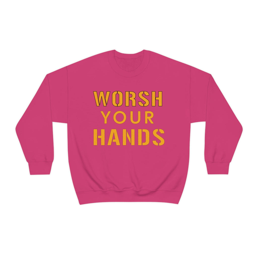 Worsh Your Hands Sweatshirt Pittsburgh sweatshirt product image alternate view 8 | Yinzergear