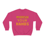 Worsh Your Hands Sweatshirt Pittsburgh sweatshirt product image alternate view 8 | Yinzergear
