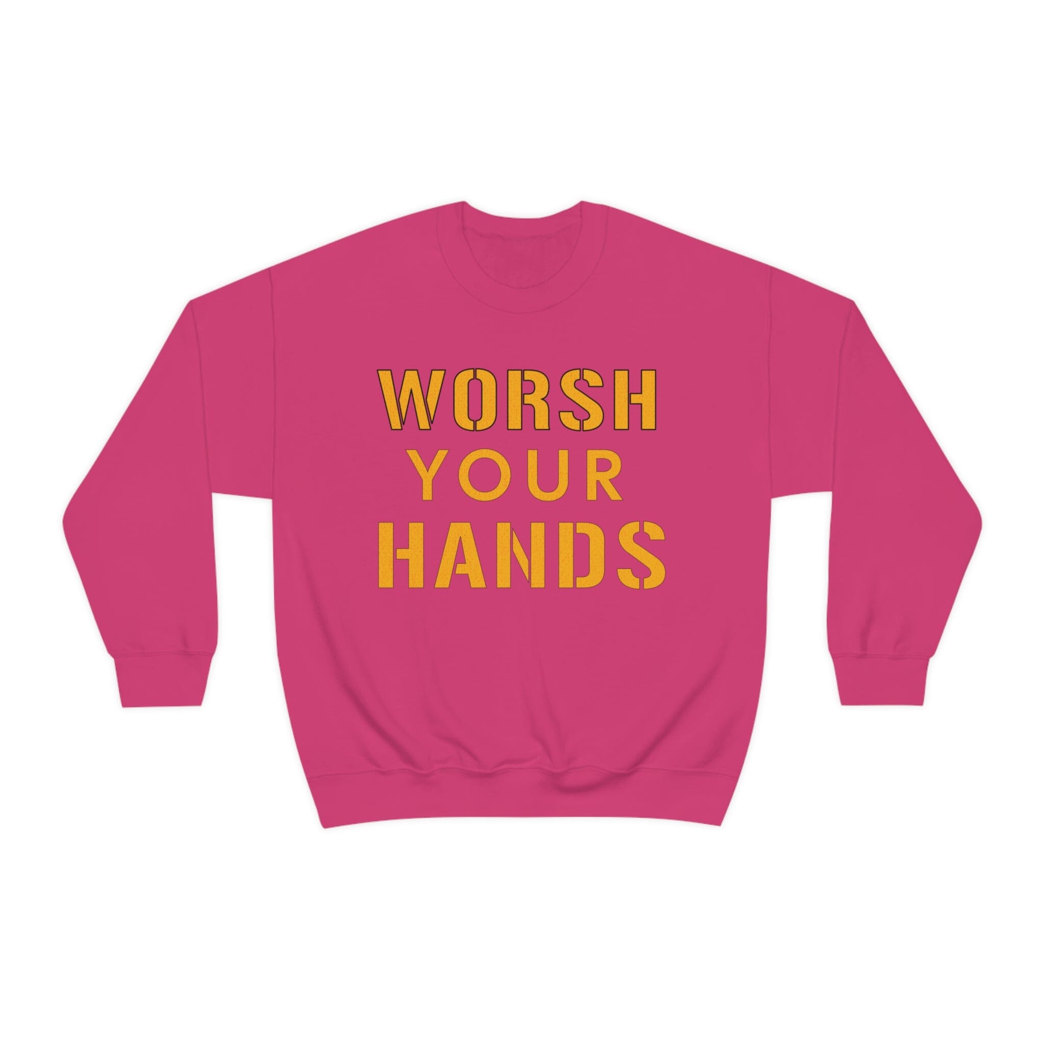 Worsh Your Hands Sweatshirt Pittsburgh sweatshirt product image alternate view 8 | Yinzergear