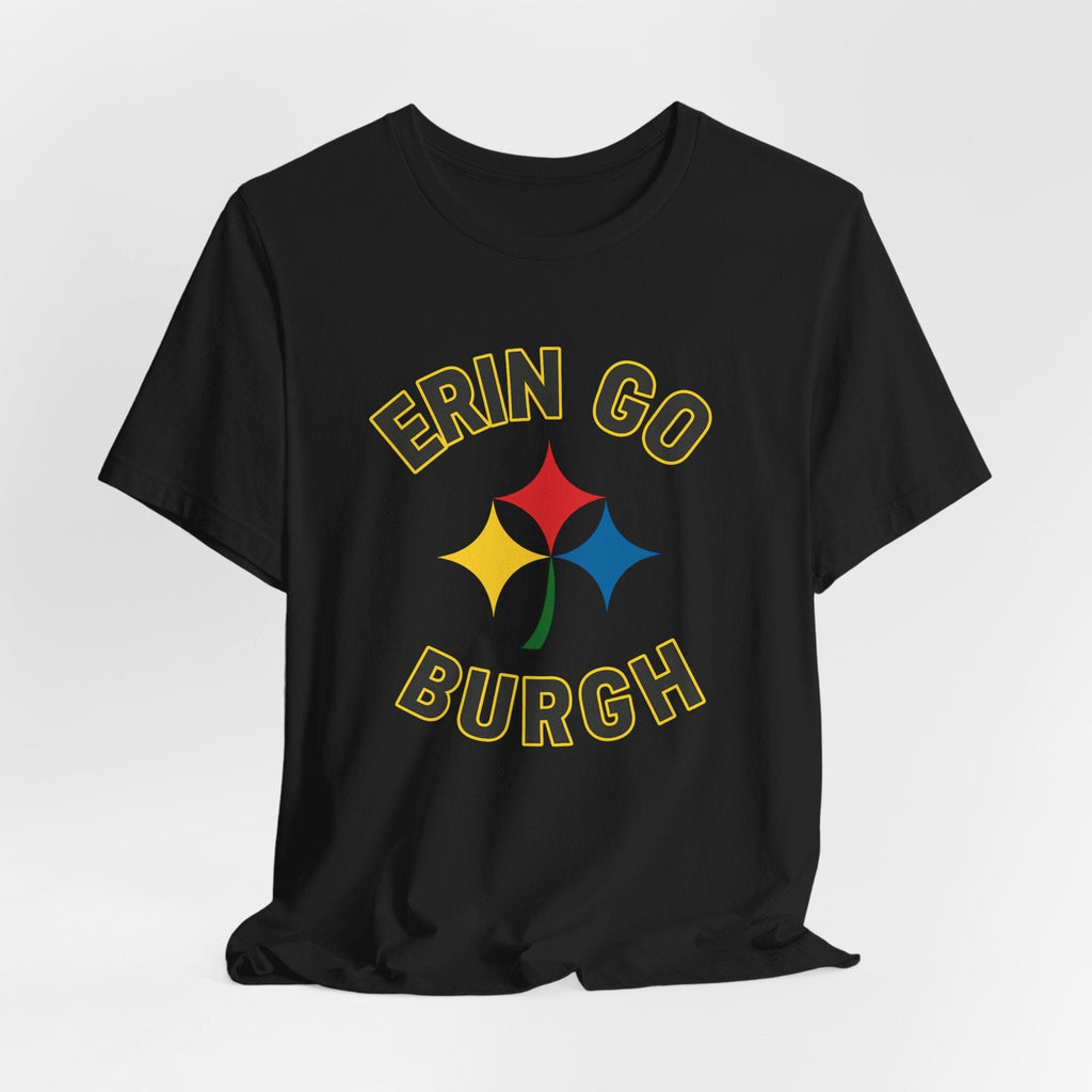 Erin Go Burgh Pittsburgh Irish T-Shirt product image alternate view 3 | Yinzergear