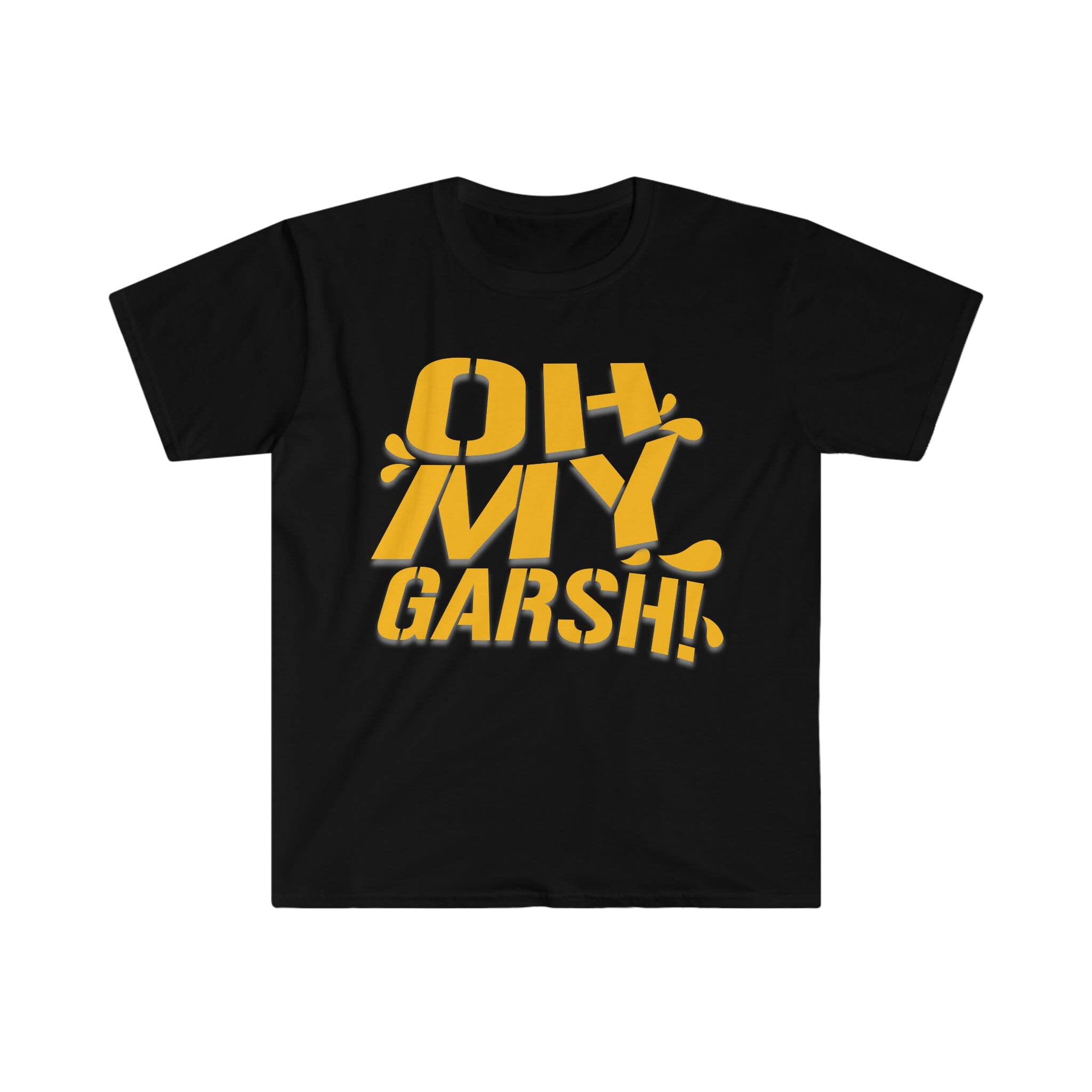 Oh My Garsh T-Shirt Pittsburgh tee on black tee | Yinzergear