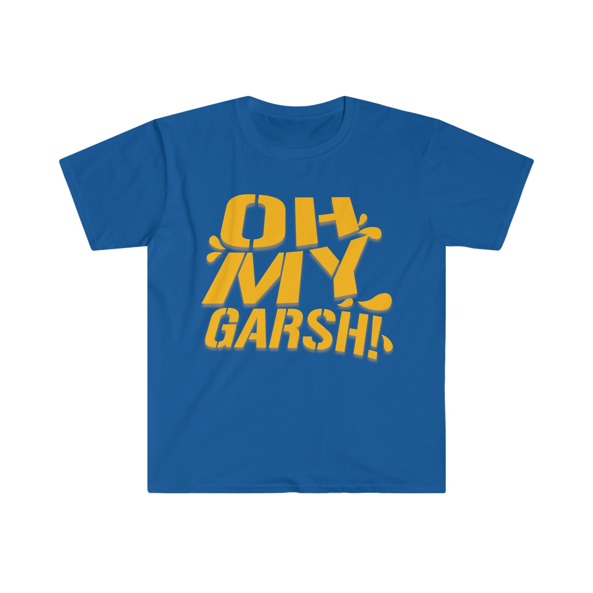 Oh My Garsh T-Shirt Pittsburgh tee on royal tee | Yinzergear