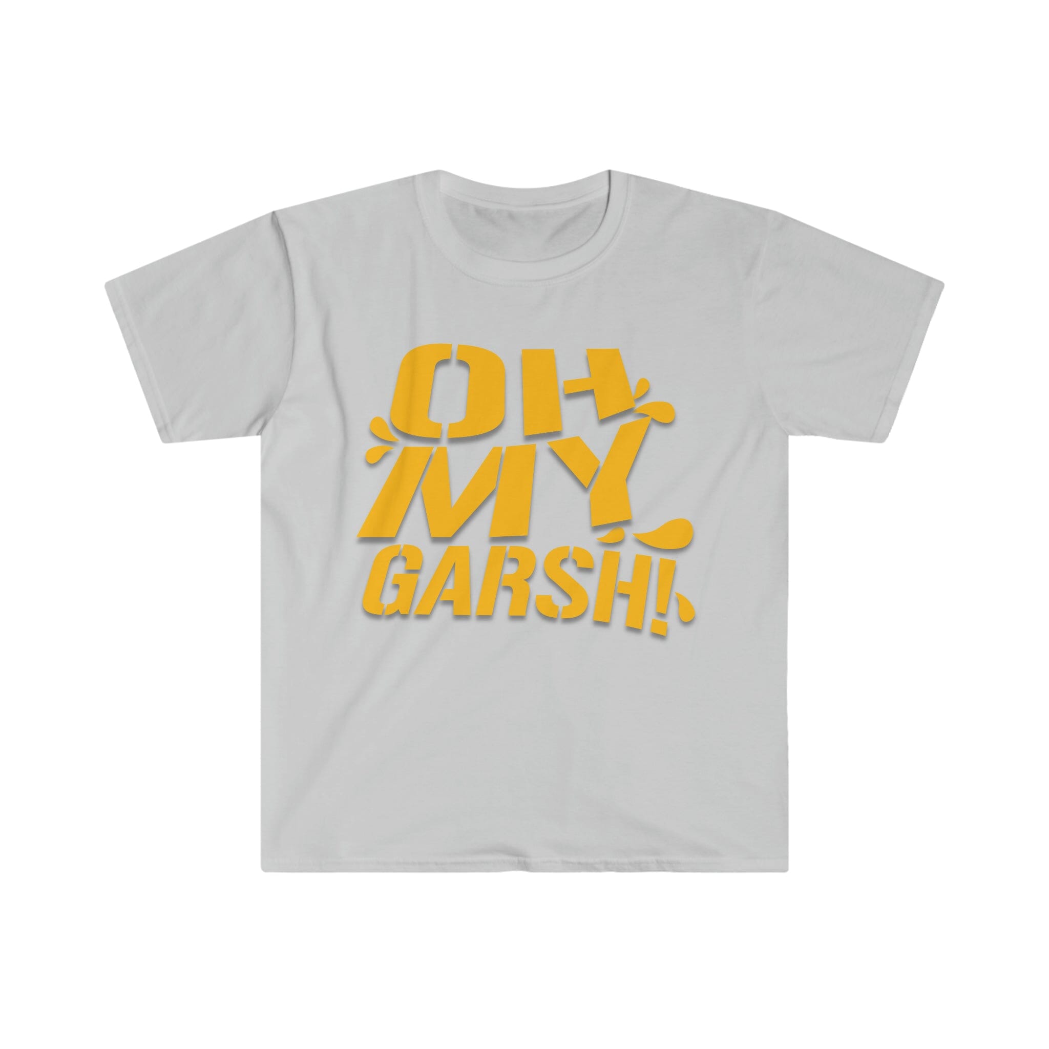 Oh My Garsh T-Shirt Pittsburgh tee on grey tee | Yinzergear