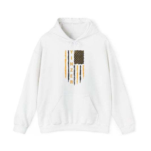 Yinzer Flag Hoodie - Pittsburgh Pride Steel City Gift Hoodie Printify White S 