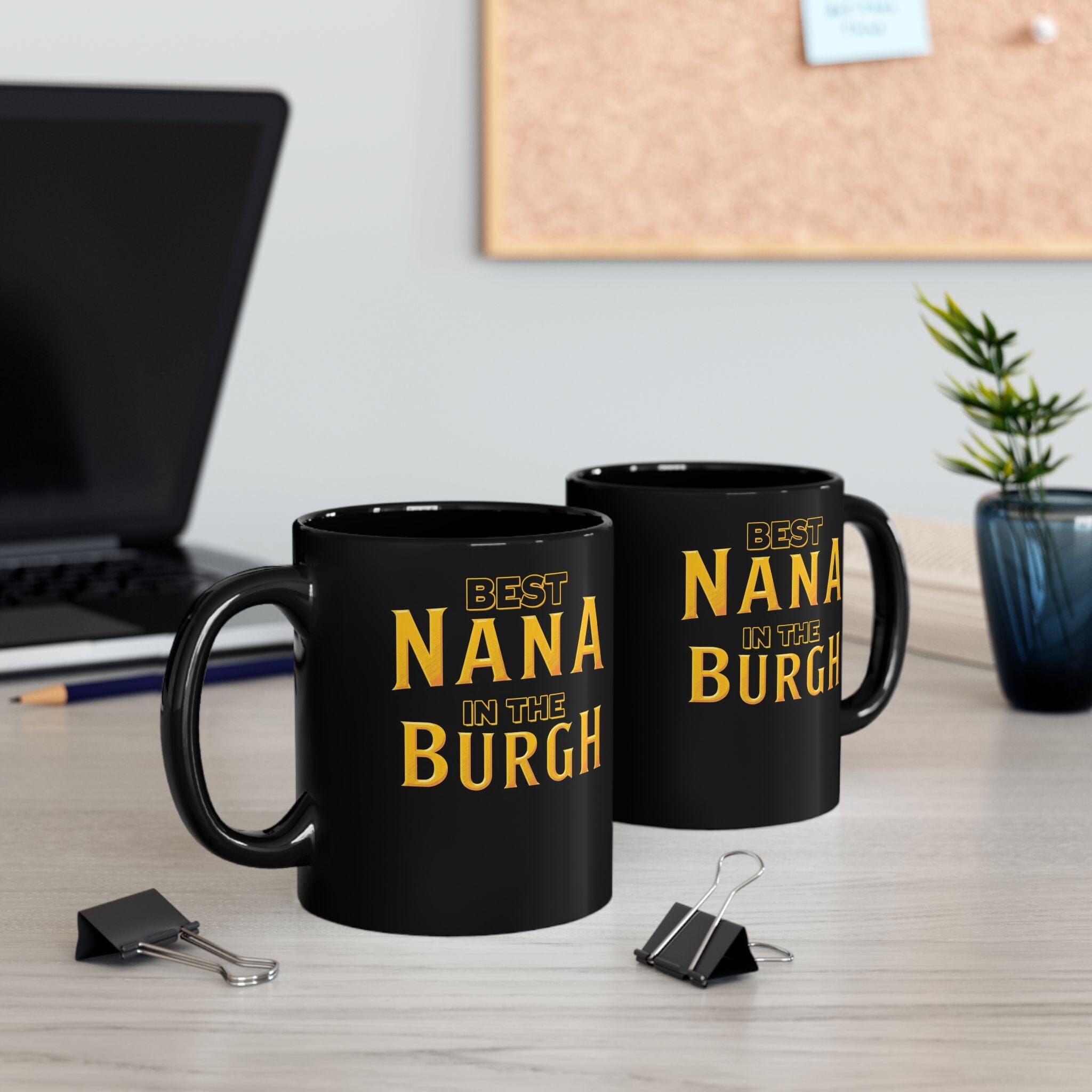 Best Nana in the Burgh coffee mug front view alternate view 4 | Yinzergear