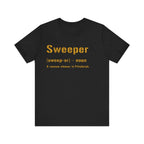 Sweeper Pittsburghese definition tee on black tee | Yinzergear