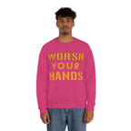 Worsh Your Hands Sweatshirt Pittsburgh sweatshirt product image alternate view 10 | Yinzergear