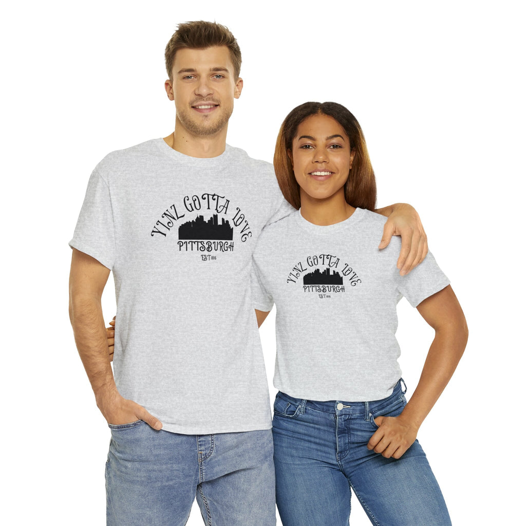 Yinz Gotta Love Pittsburgh T-Shirt product image alternate view 80 | Yinzergear