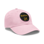 Retire 21 Leather Patch Hat Pittsburgh hat product image alternate view 20 | Yinzergear