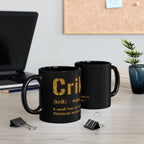 Crik Pittsburghese definition mug front view alternate view 3 | Yinzergear