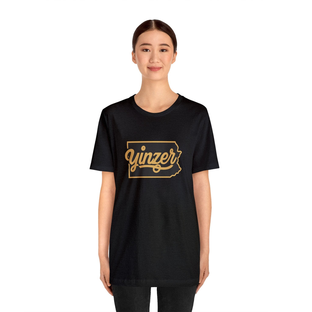 Yinzer State of Mind T-Shirt Pittsburgh tee product image mockup view | Yinzergear