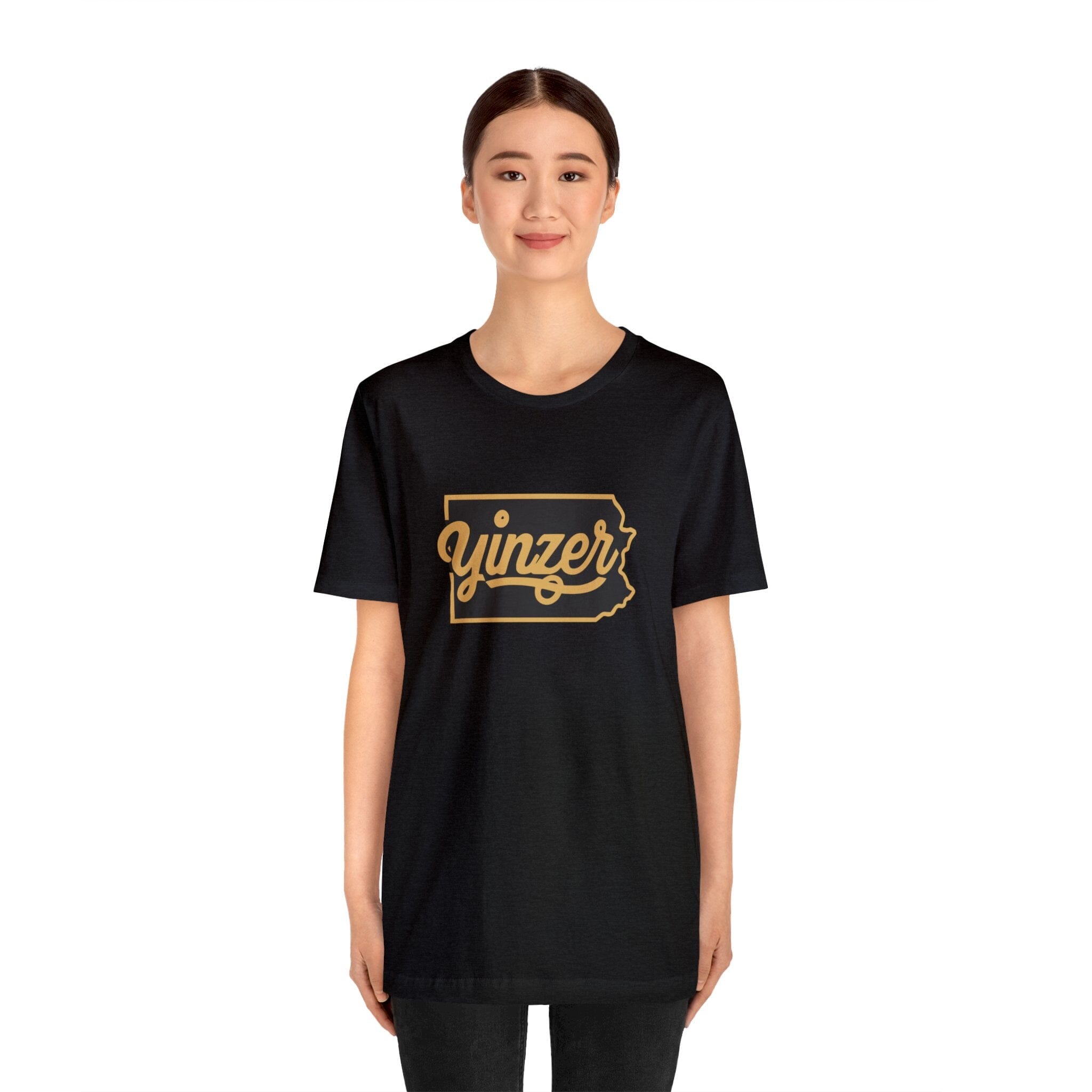 Yinzer State of Mind T-Shirt Pittsburgh tee product image mockup view | Yinzergear