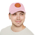 Retire 21 Leather Patch Hat Pittsburgh hat product image alternate view 35 | Yinzergear