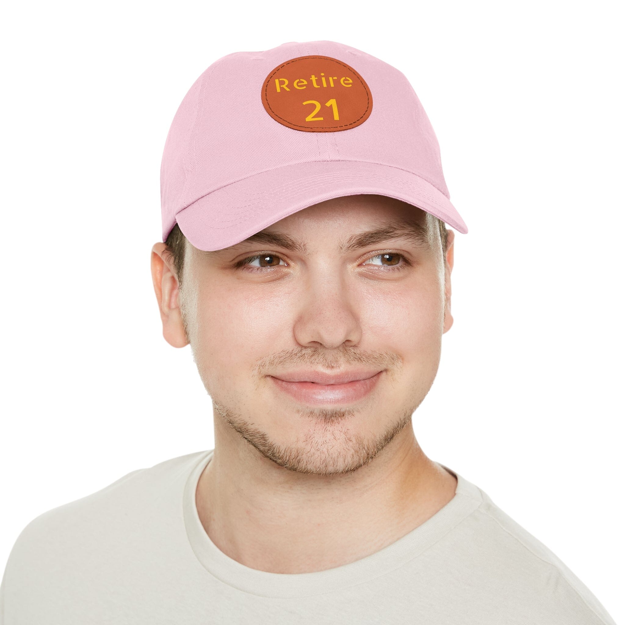 Retire 21 Leather Patch Hat Pittsburgh hat product image alternate view 35 | Yinzergear