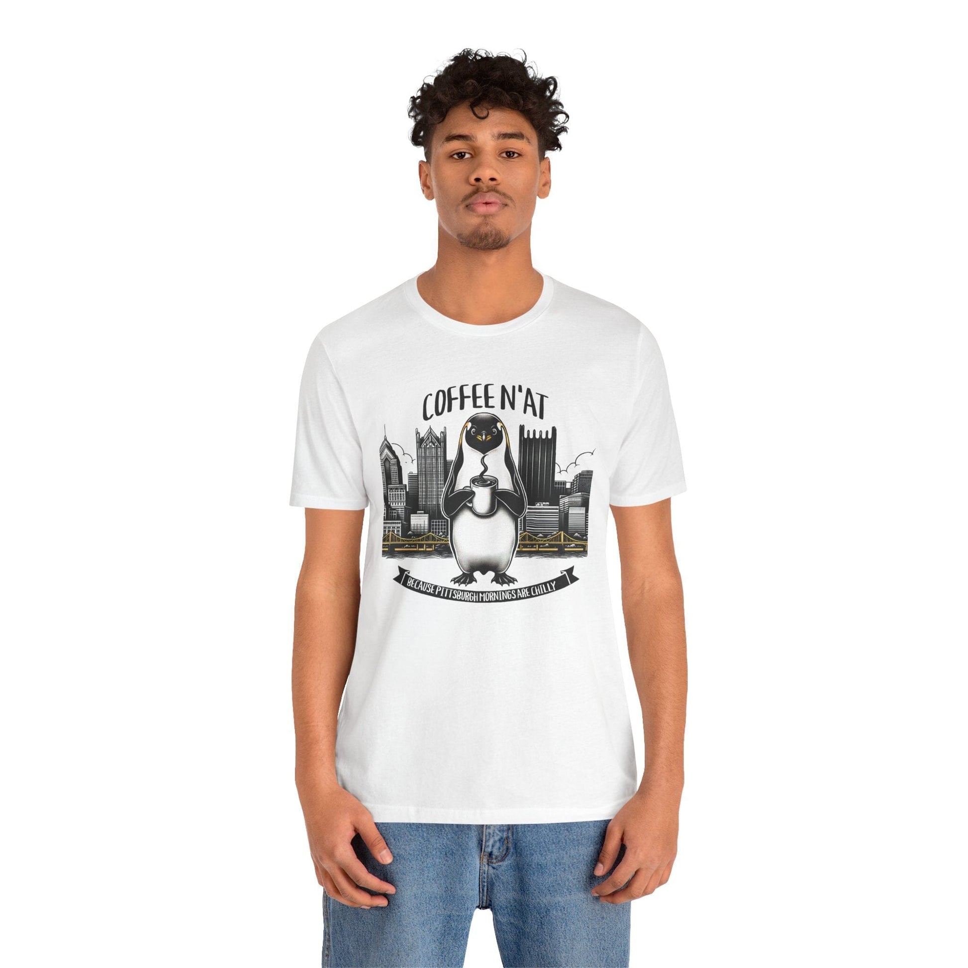 Coffee N'At T-Shirt - Pittsburgh Coffee Lover Gift T-Shirt Printify 