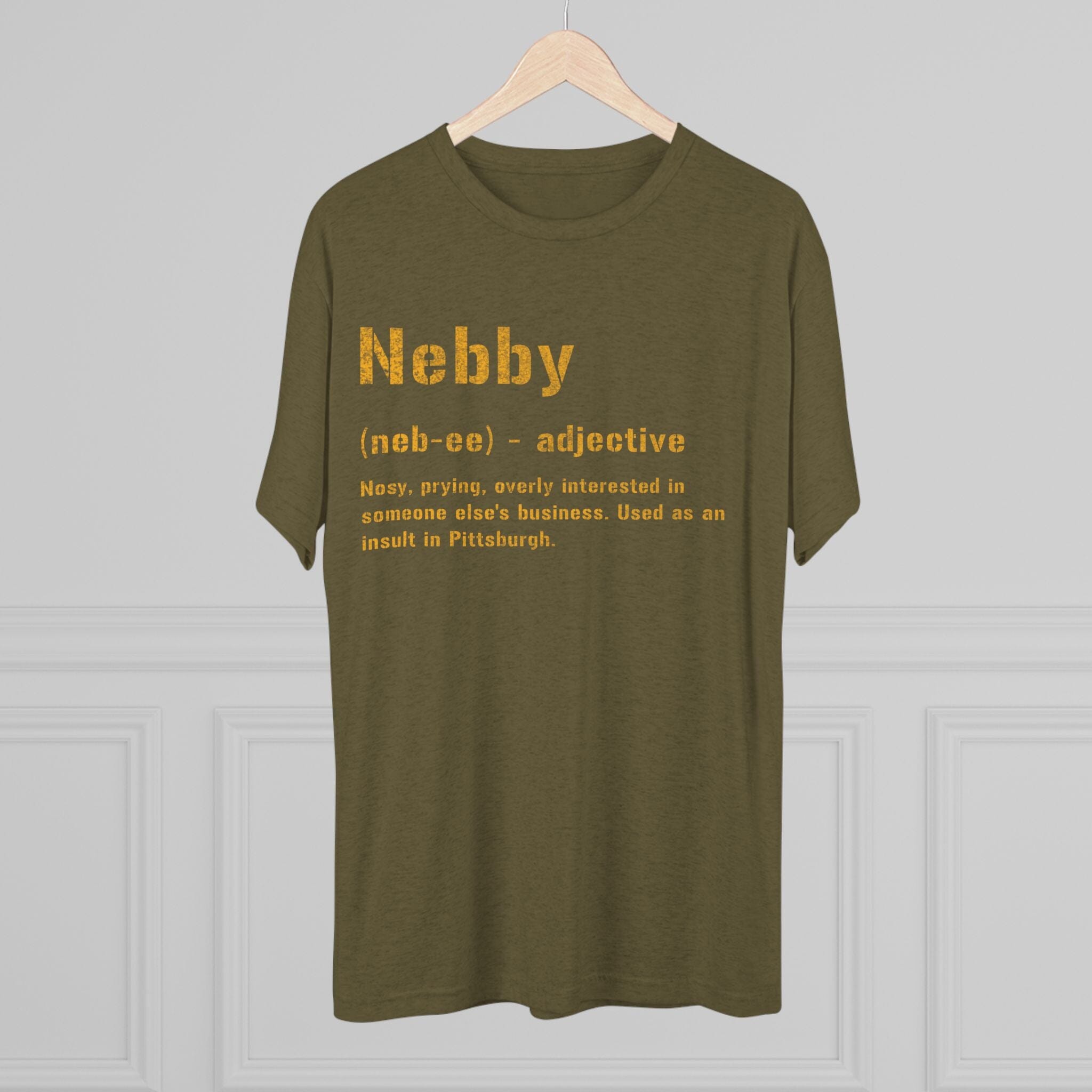 Nebby Pittsburghese T-Shirt product image alternate view 5 | Yinzergear