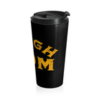 Burgh stainless steel travel mug front view alternate view 4 | Yinzergear
