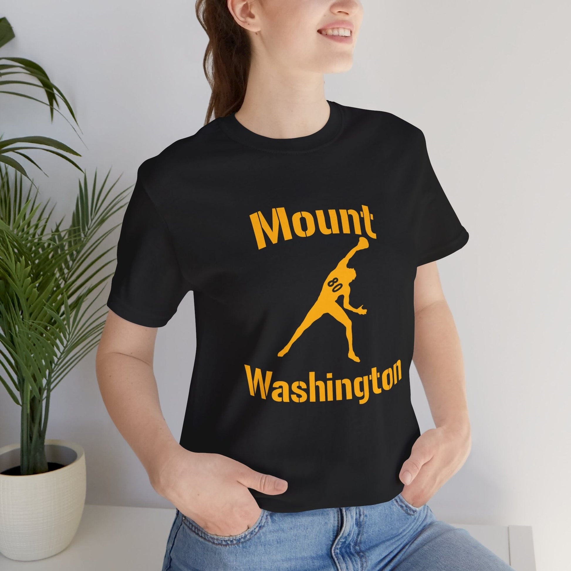 Mount Washington T-Shirt - Darnell Washington Steelers Shirt T-Shirt Printify Black XS 