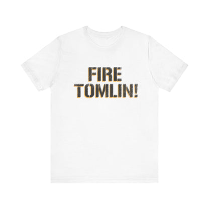 Fire Tomlin Pittsburgh Football Tee - Steelers Fan Shirt T-Shirt Printify White S 