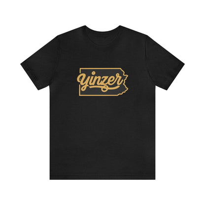 Yinzer State of Mind Tee - Signature Pittsburgh Apparel | Yinzergear T-Shirt Printify Solid Black Blend XS 
