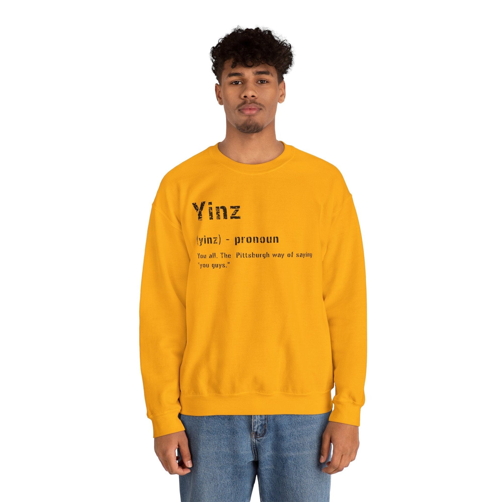 Yinz Definition Sweatshirt - Pittsburghese Sweatshirt Yinzergear 