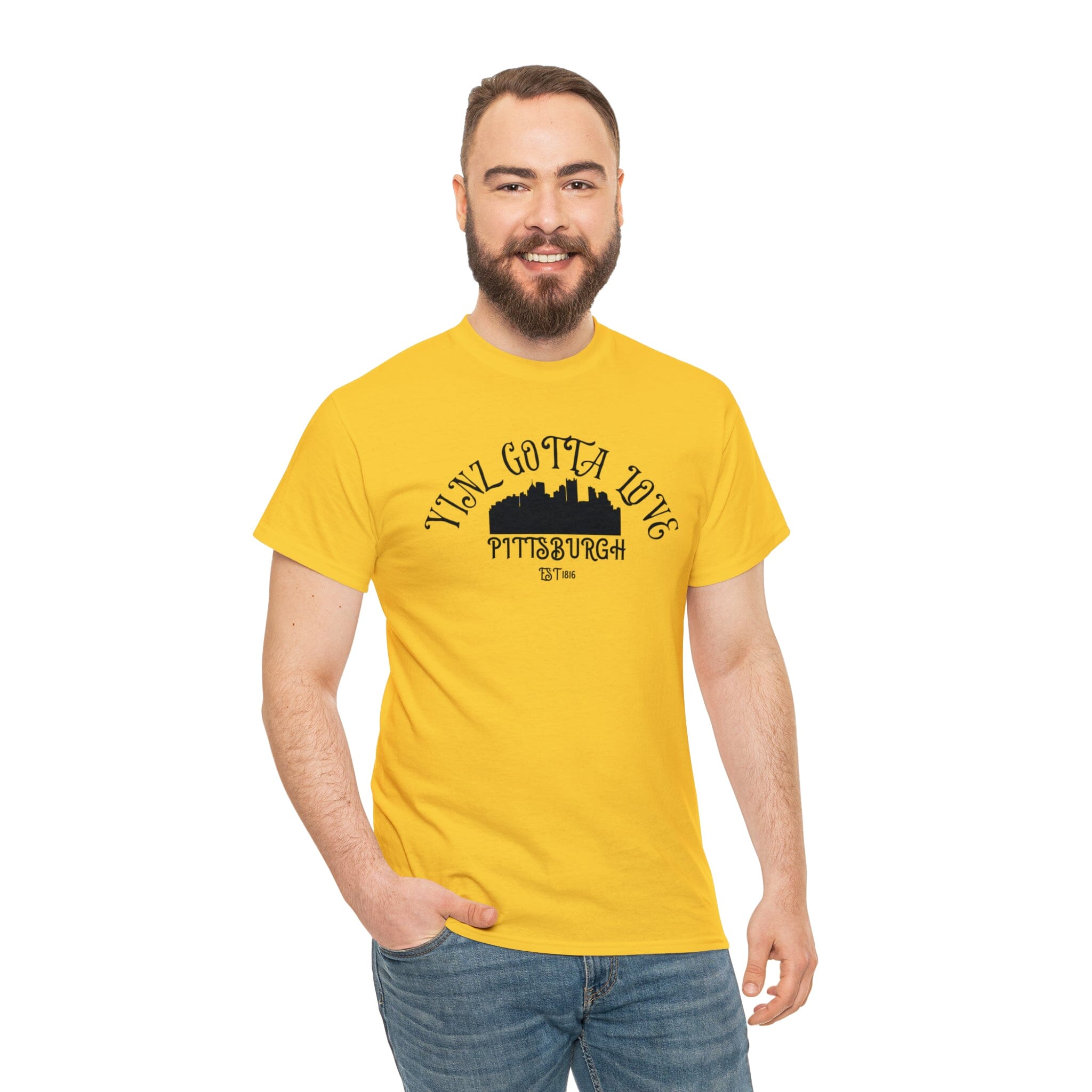 Yinz Gotta Love Pittsburgh T-Shirt product image alternate view 10 | Yinzergear