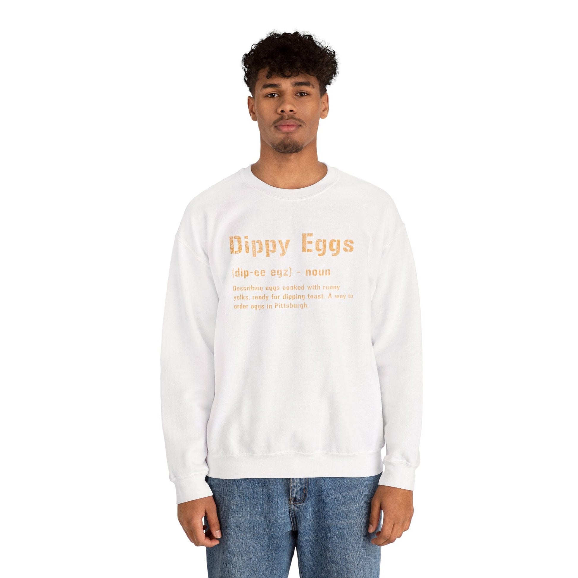 Dippy Eggs Definition Sweatshirt - Pittsburghese Crewneck Sweatshirt Yinzergear 