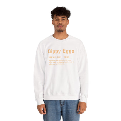 Dippy Eggs Definition Sweatshirt - Pittsburghese Crewneck Sweatshirt Yinzergear 
