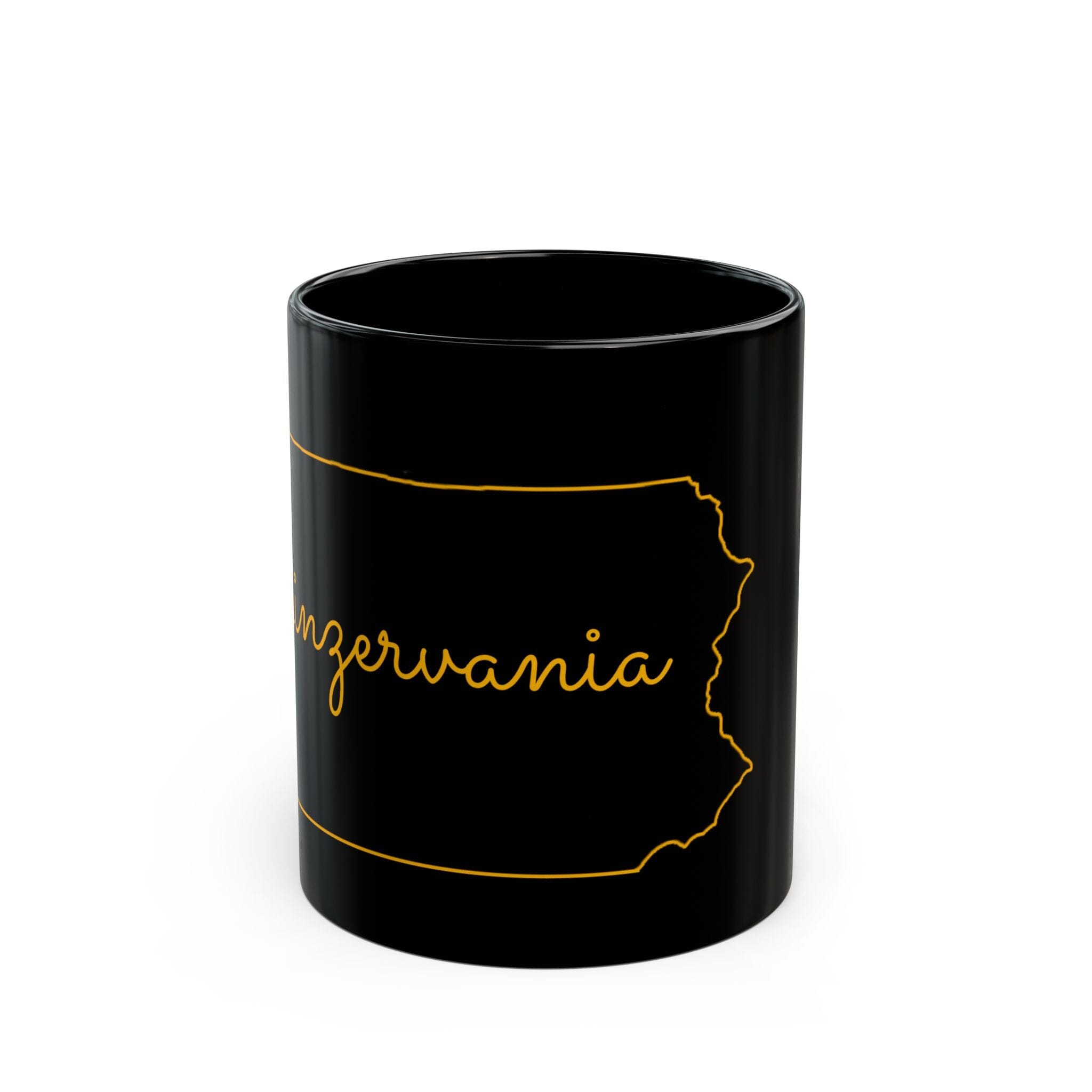 Yinzervania Pittsburghese definition mug front view mockup view | Yinzergear