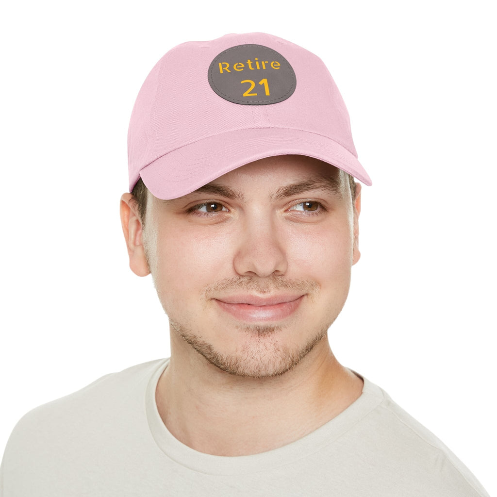 Retire 21 Leather Patch Hat Pittsburgh hat product image alternate view 29 | Yinzergear