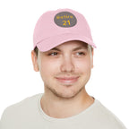 Retire 21 Leather Patch Hat Pittsburgh hat product image alternate view 29 | Yinzergear
