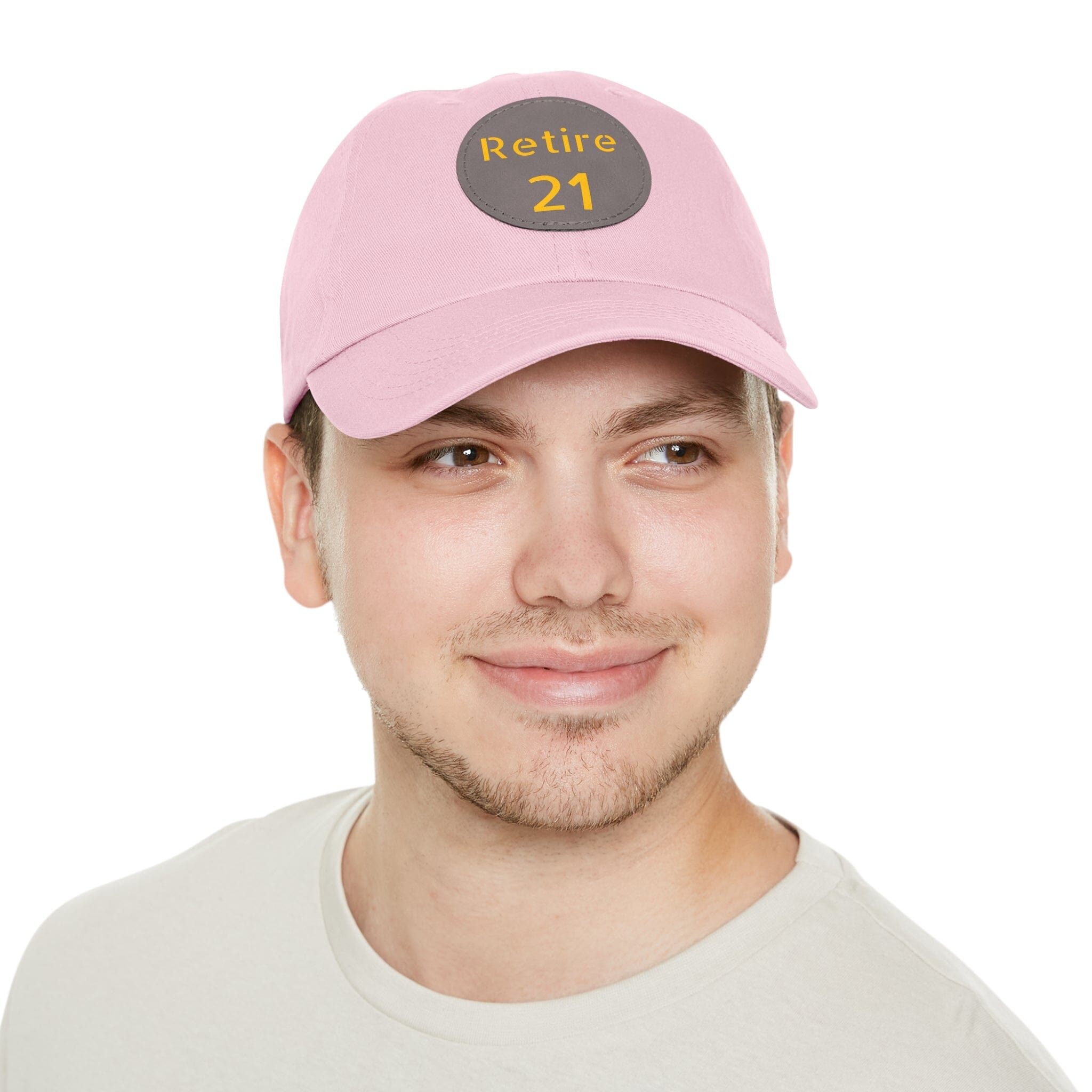 Retire 21 Leather Patch Hat Pittsburgh hat product image alternate view 29 | Yinzergear