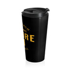 Retire 21 Stainless Steel Travel Mug Pittsburgh mug front view alternate view 4 | Yinzergear