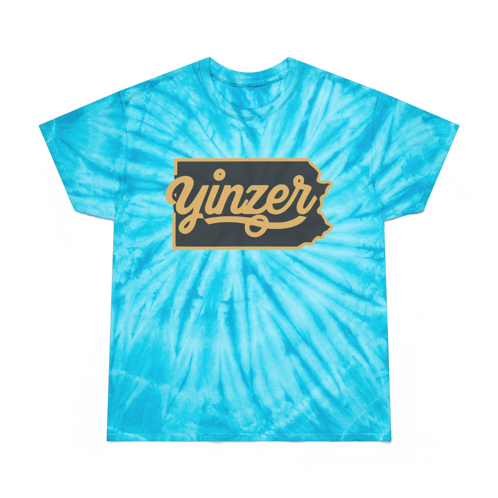 Yinzer State of Mind Tie-Dye T-Shirt Pittsburgh tee product image alternate view 3 | Yinzergear