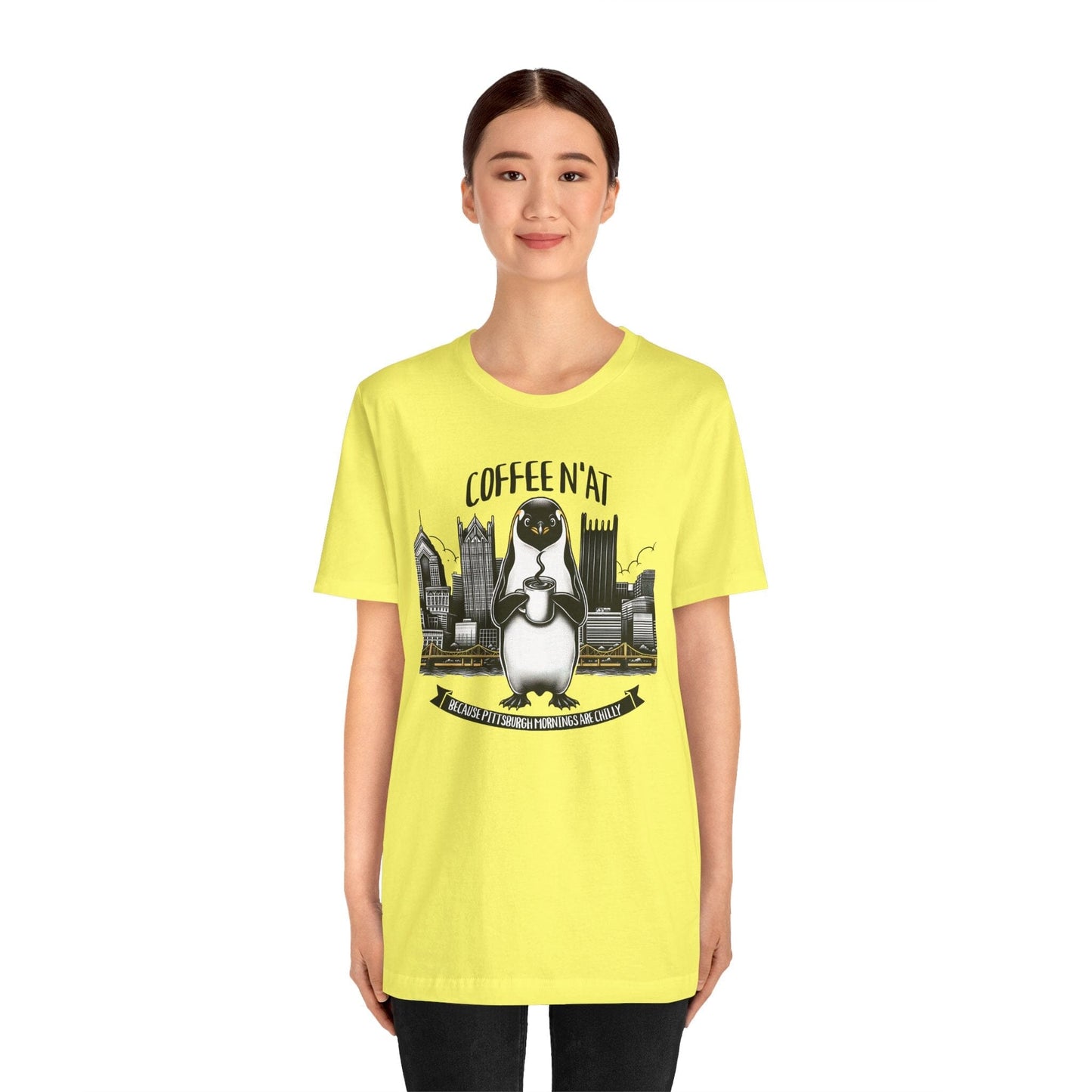 Coffee N'At T-Shirt - Pittsburgh Coffee Lover Gift T-Shirt Printify 
