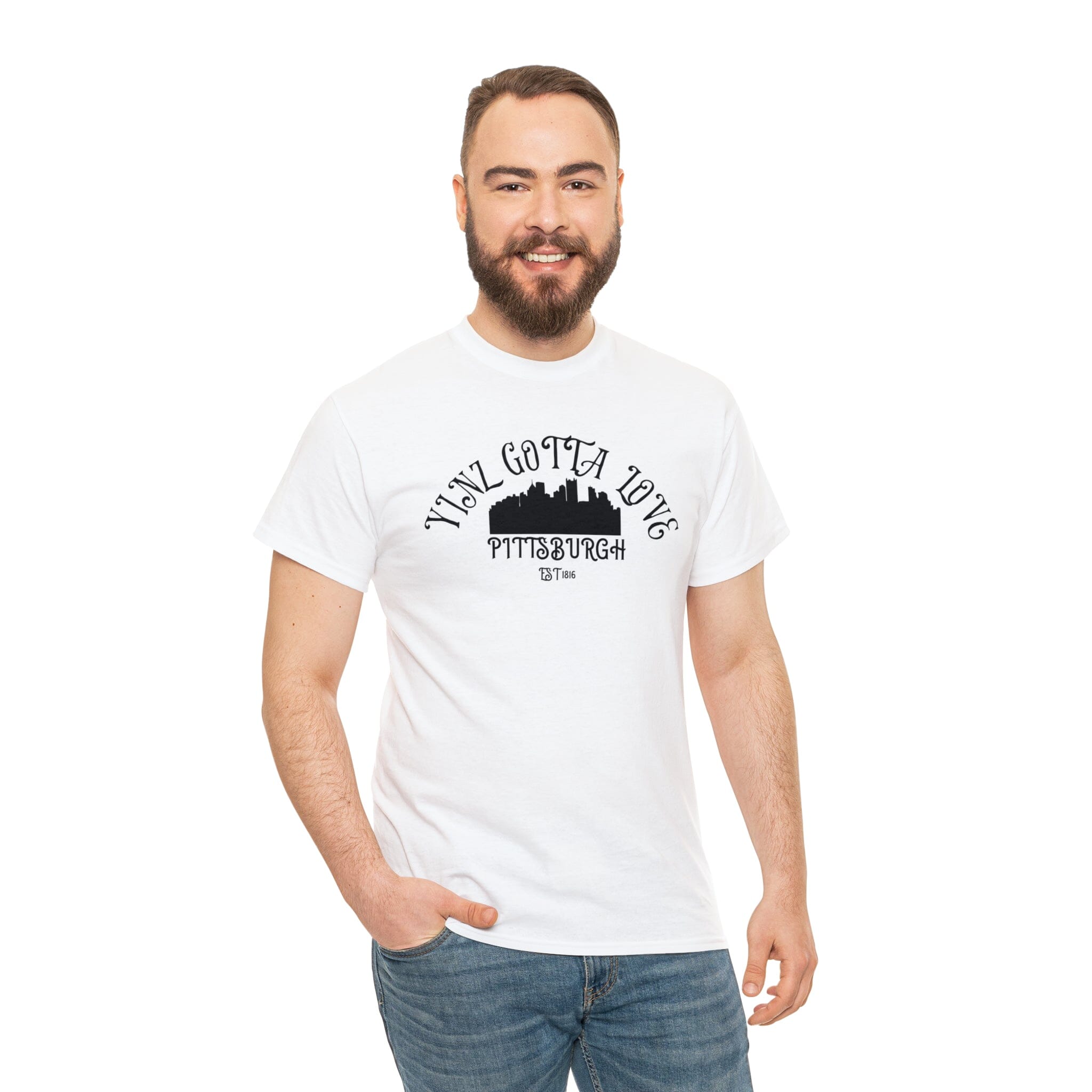 Yinz Gotta Love Pittsburgh T-Shirt T-Shirt Printify 