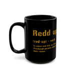 Redd Up Pittsburghese mug front view | Yinzergear