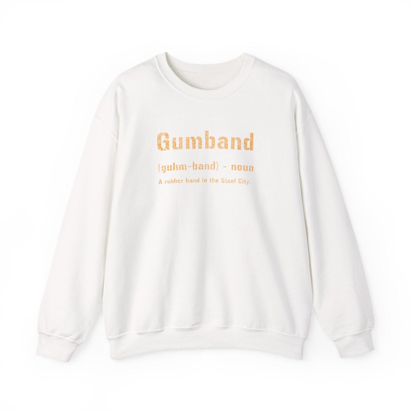 Gumband Definition Sweatshirt - Pittsburghese Sweatshirt Yinzergear S White 
