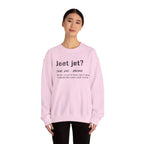 Jeet Jet Pittsburghese Sweatshirt product image alternate view 12 | Yinzergear