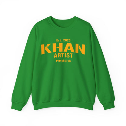 Khan Artist Pittsburgh Sweatshirt - Est. 2023 Steel City Sweatshirt Yinzergear S Irish Green 