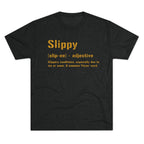 Slippy Pittsburghese T-shirt on black tri-blend tee | Yinzergear
