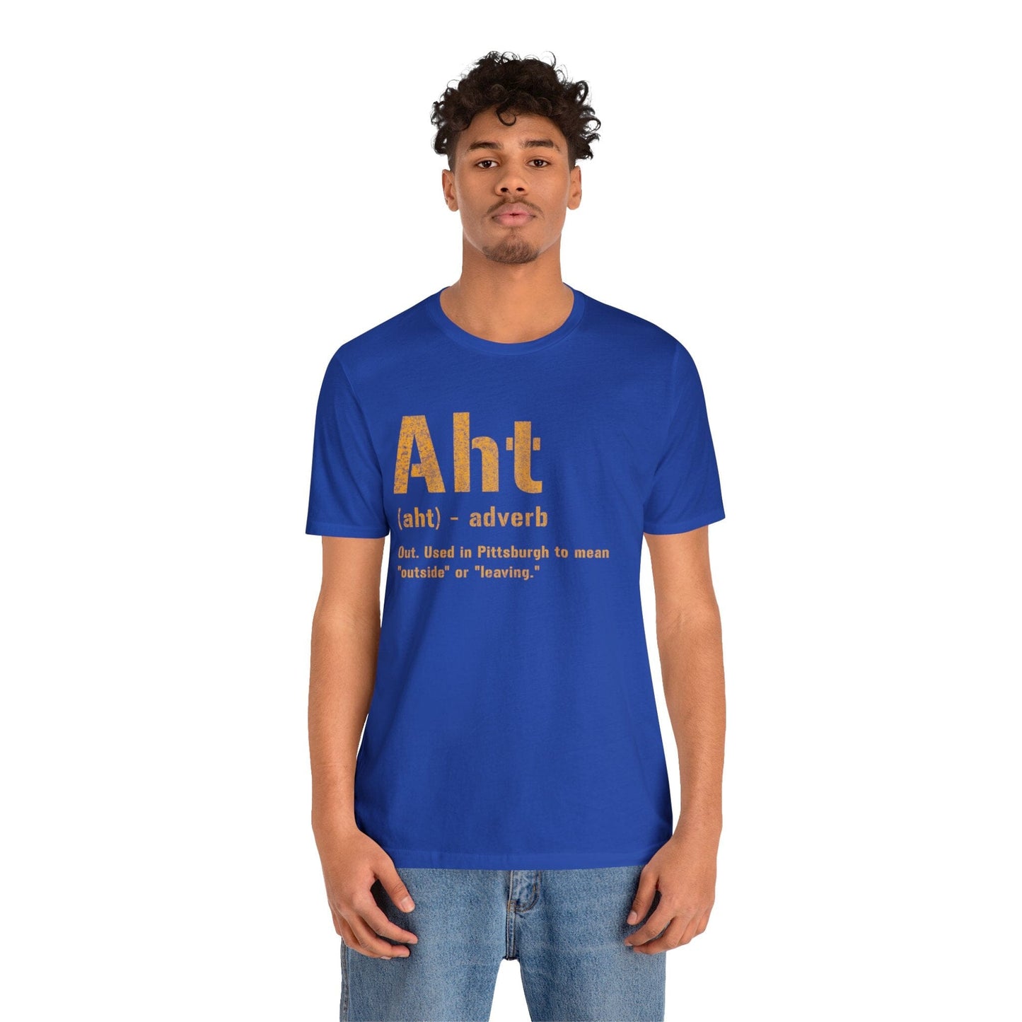 Pittsburghese Aht T-Shirt - Celebrate Steel City Slang | Authentic Yinzer Wear by Yinzergear T-Shirt Yinzergear 