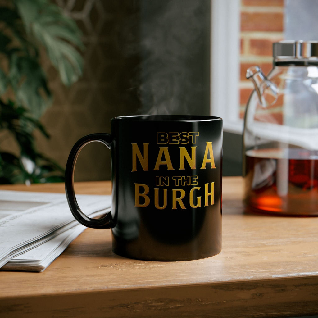 Best Nana in the Burgh coffee mug front view alternate view 5 | Yinzergear