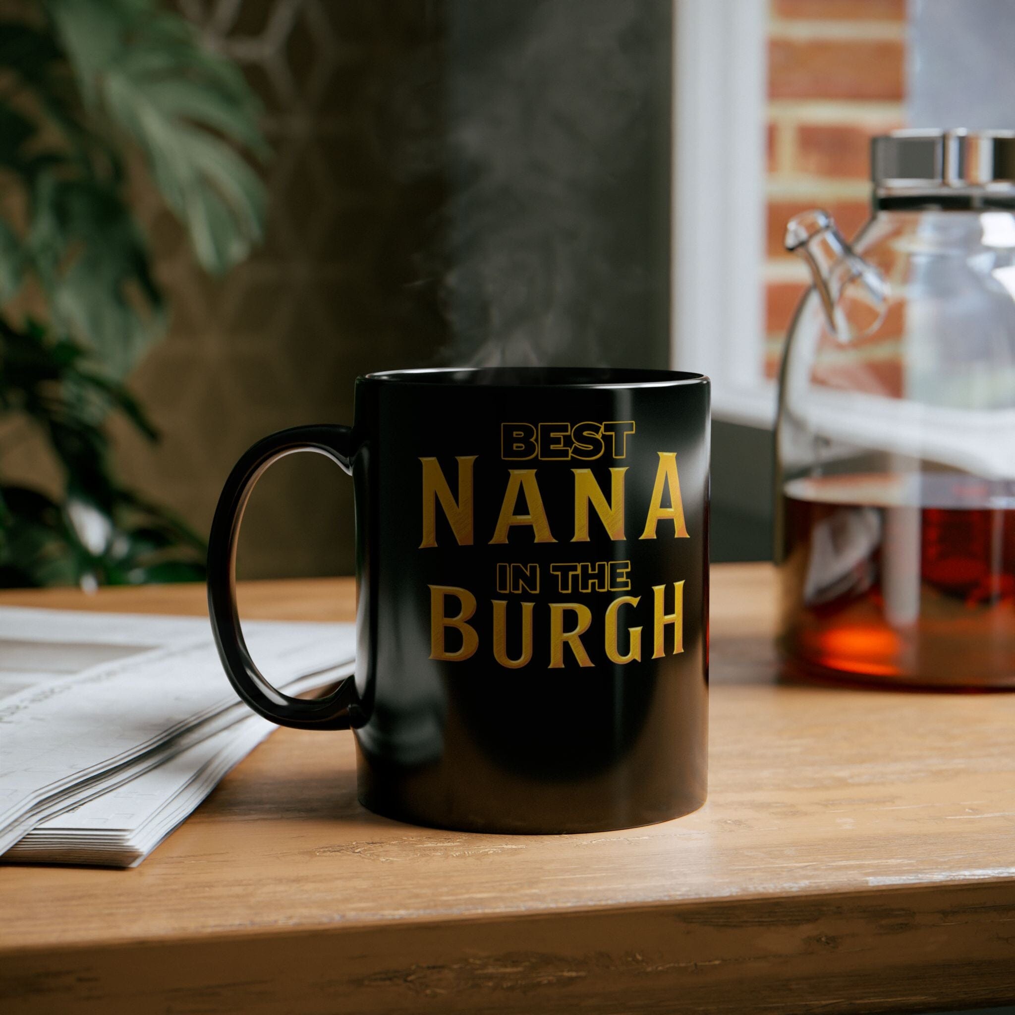 Best Nana in the Burgh coffee mug front view alternate view 5 | Yinzergear
