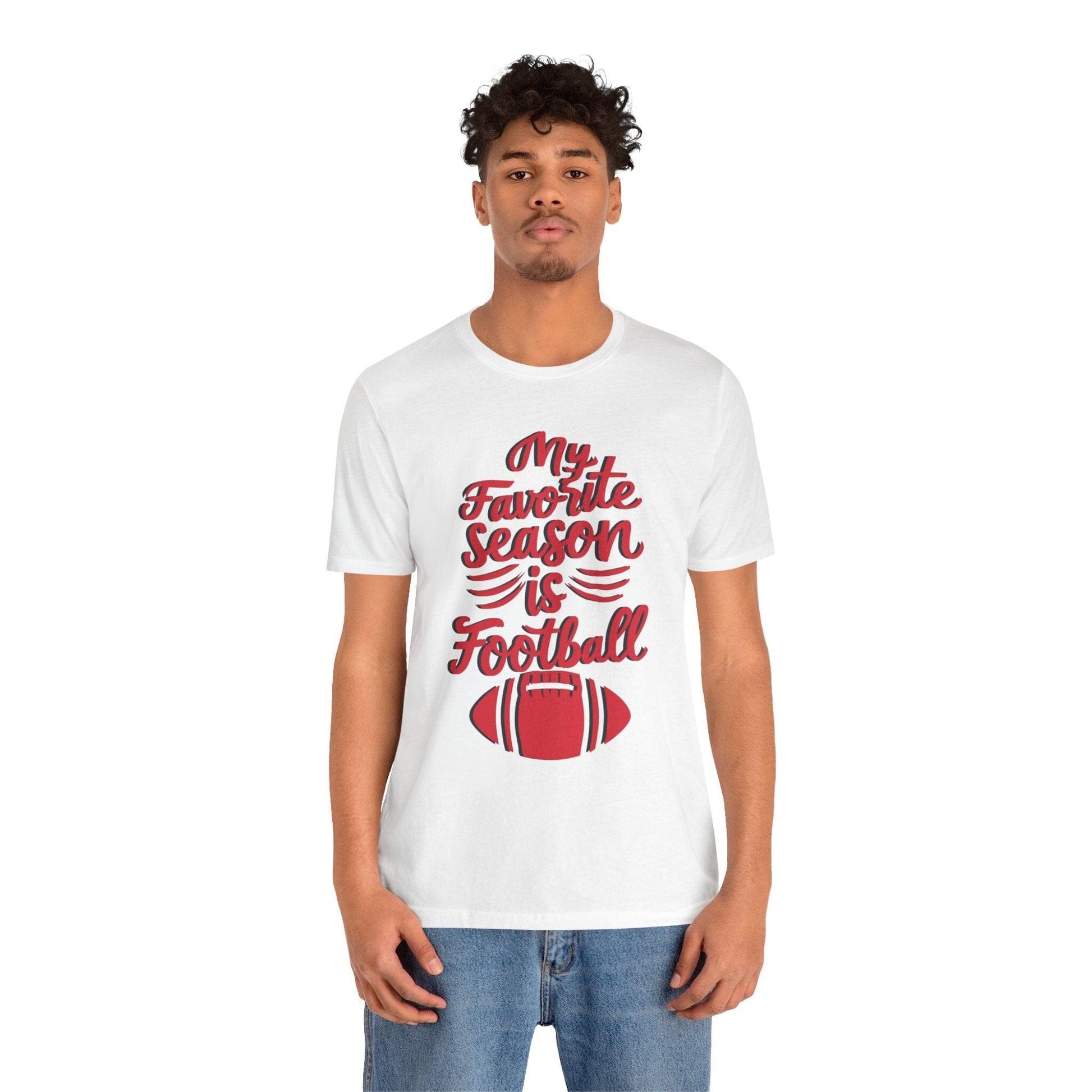 My Favorite Season is Football T-Shirt - Fan Tee T-Shirt Printify 