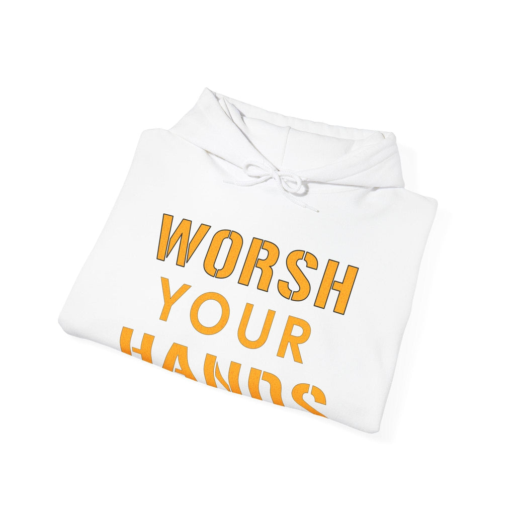 Worsh Your Hands Hoodie Pittsburgh hoodie product image alternate view 3 | Yinzergear