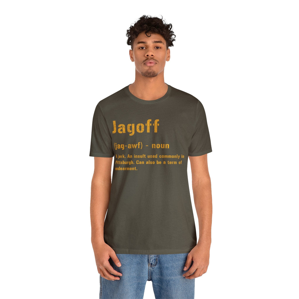 Jagoff Pittsburghese definition shirt product image alternate view 5 | Yinzergear