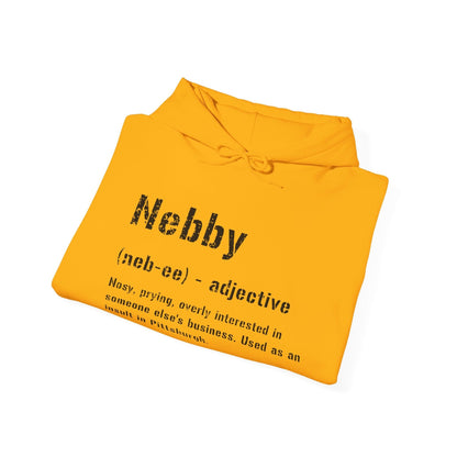 Nebby Definition Hoodie - Pittsburgh Pittsburghese Gift Hoodie Printify 