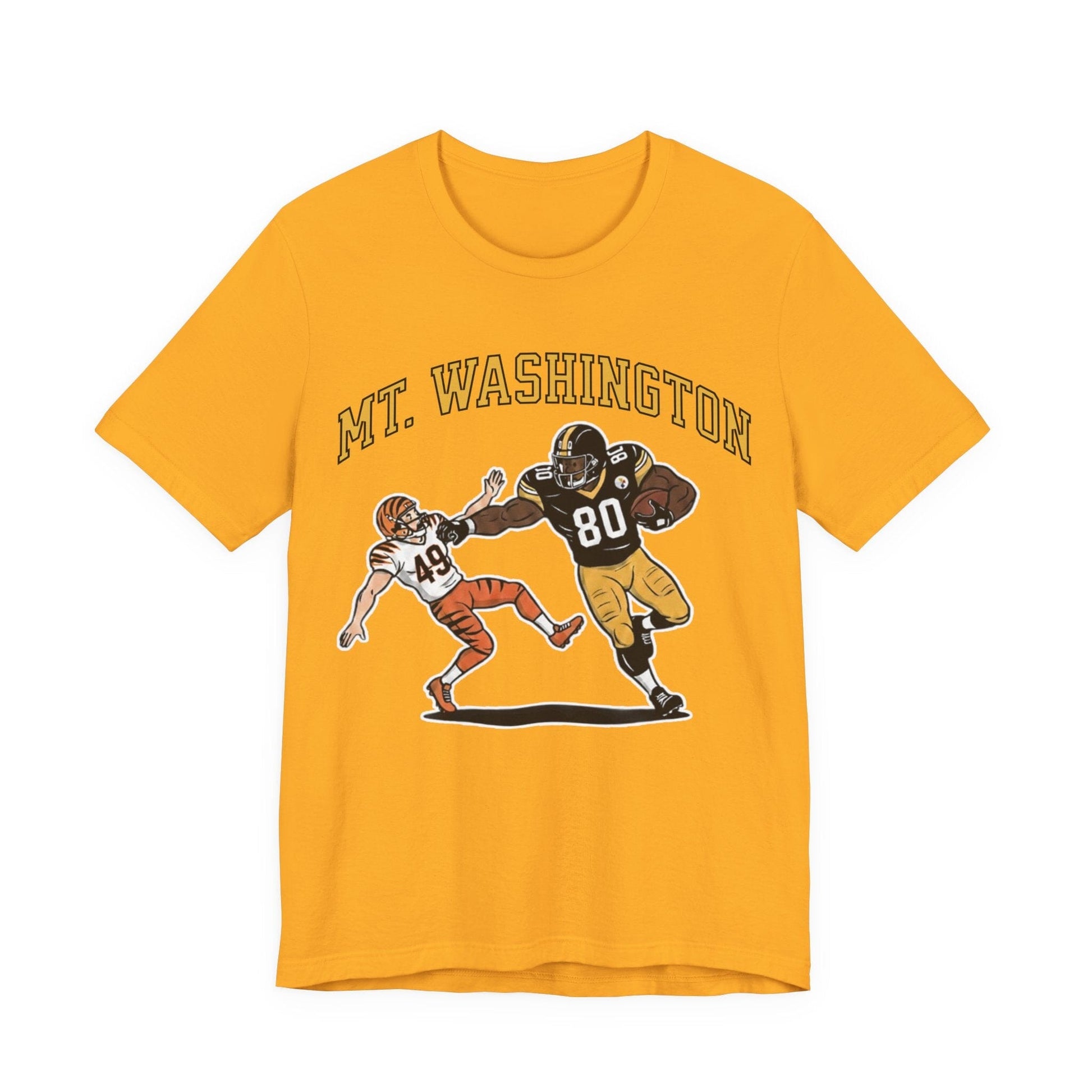 Mt. Washington Steelers Stiff Arm T-Shirt - Darnell Washington Shirt T-Shirt Printify 