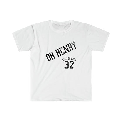 Oh Henry T-Shirt Pittsburgh Baseball T-Shirt Printify White S 